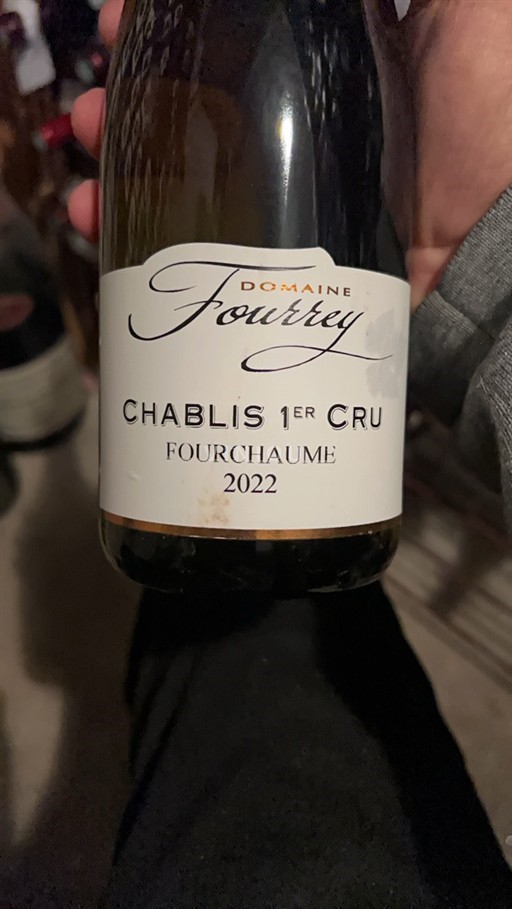 Borgoña Chablis Premier Cru Domaine Fourrey Fourchaume 2022