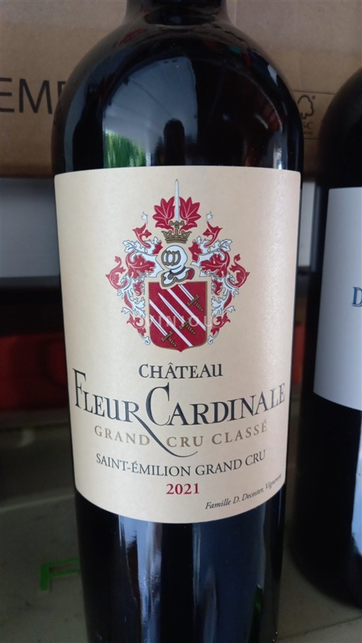 Bordeaux Saint-Émilion Grand Cru Château Fleur Cardinale 2021
