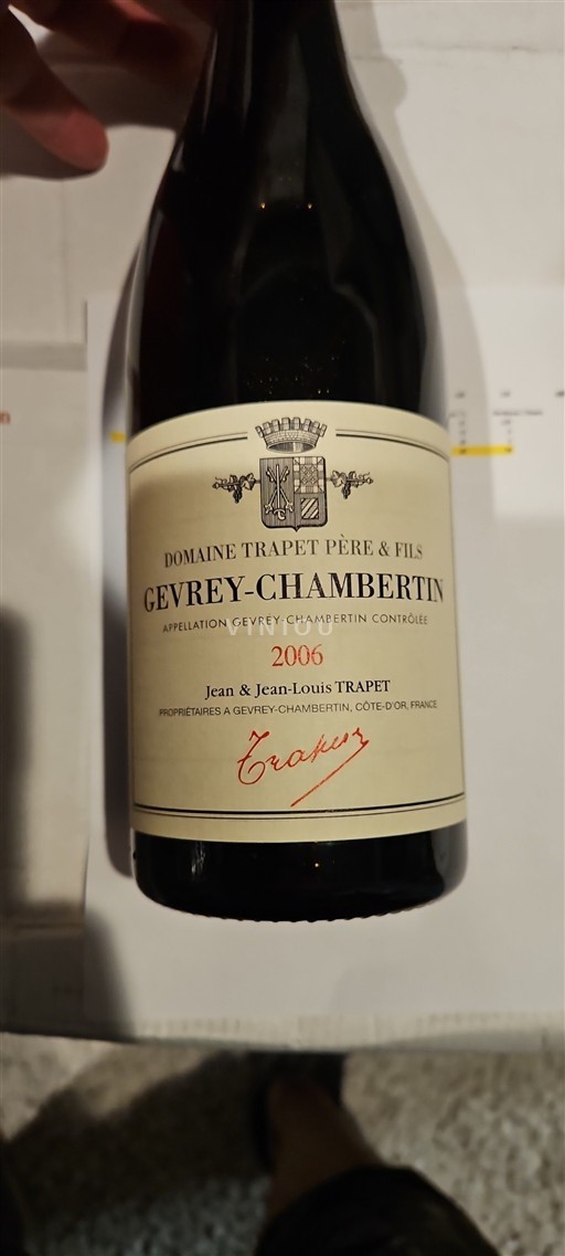 Bourgogne Gevrey-chambertin Domaine Trapet Père & Fils 2006