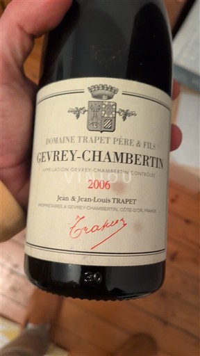 Bourgogne Gevrey-chambertin Domaine Trapet Père & Fils 2006