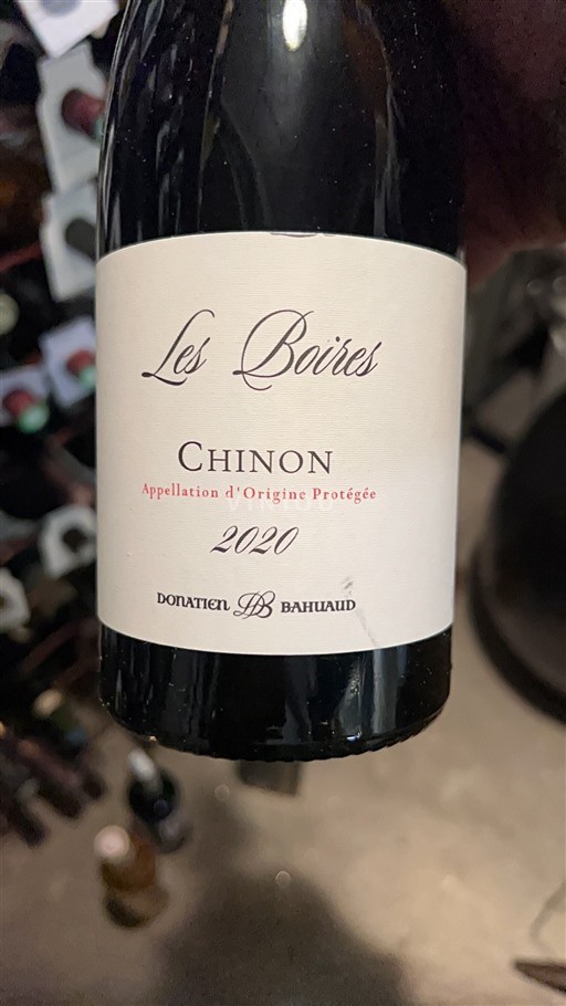 Loiredalen Chinon Donatien Bahuaud Les Boires 2020