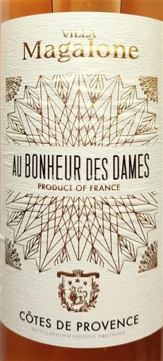 Provence Côtes de Provence Villa Magalone Au Bonheur des Dames 2023