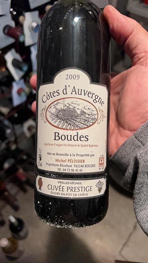 Vin Rouge sec Boudes Michel Pélissier 2009 France Vallée de la Loire Côtes-d'auvergne AOC