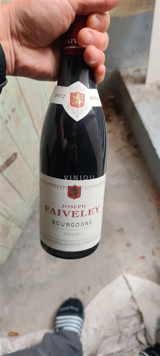 Vin Rouge sec Paulée Joseph Faiveley 2012 France Bourgogne AOC