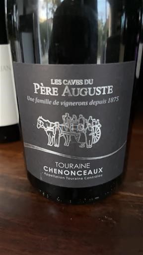 Vin Blanc sec Les Caves du Père Auguste 2022 France Vallée de la Loire Touraine-chenonceaux AOC