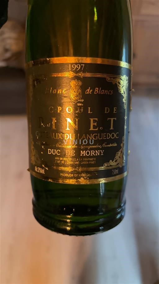 Languedoc Picpoul-de-Pinet Duc de Morny Blanc de Blancs 1997