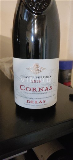 Rhône-dalen Cornas Delas Chante-Perdrix 2019