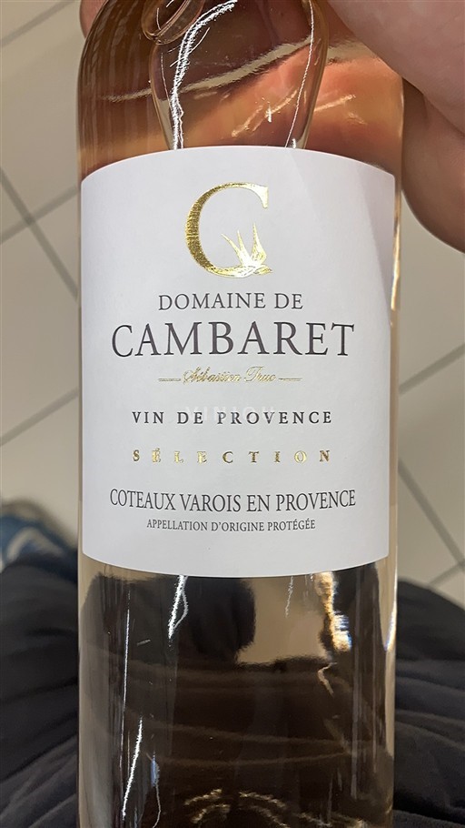 Provence Provence Alpes Var Côteaux Domaine Cambaret Sélection 2024