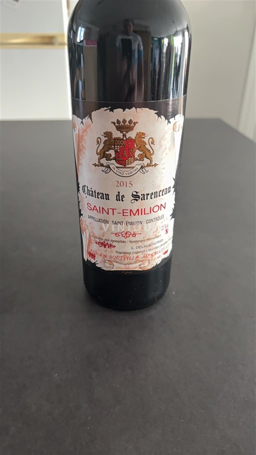 Bordeaux Saint-Émilion Château Sarencean 2015