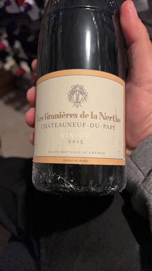 Vallée du Rhône Châteauneuf-du-pape Château La Nerthe Les Granières de la Nerthe 2013