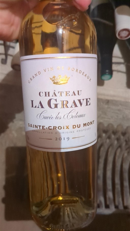 Bordeaux Sainte-Croix-Du-Mont Château La Grave les Coteaux 2019
