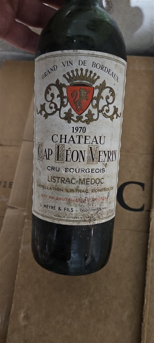 Bordeaux Listrac-Médoc Cru Bourgeois Château Cap Léon Veyrin 1970