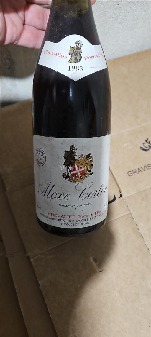 Burgund Aloxe-Corton Grand Cru Chevalier Père & Fils 1983