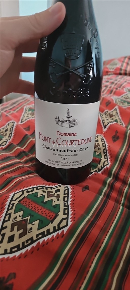 Rona dolina Châteauneuf-du-Pape Font de Courtedune 2021