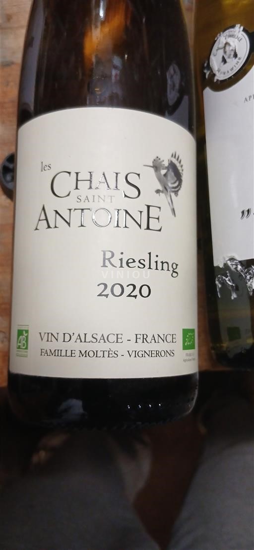 Alsace Grand Cru Les Chais Saint Antoine Riesling 2020