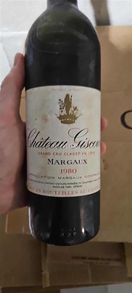 Bordeaux Margaux Grand Cru Château Giscours 1980