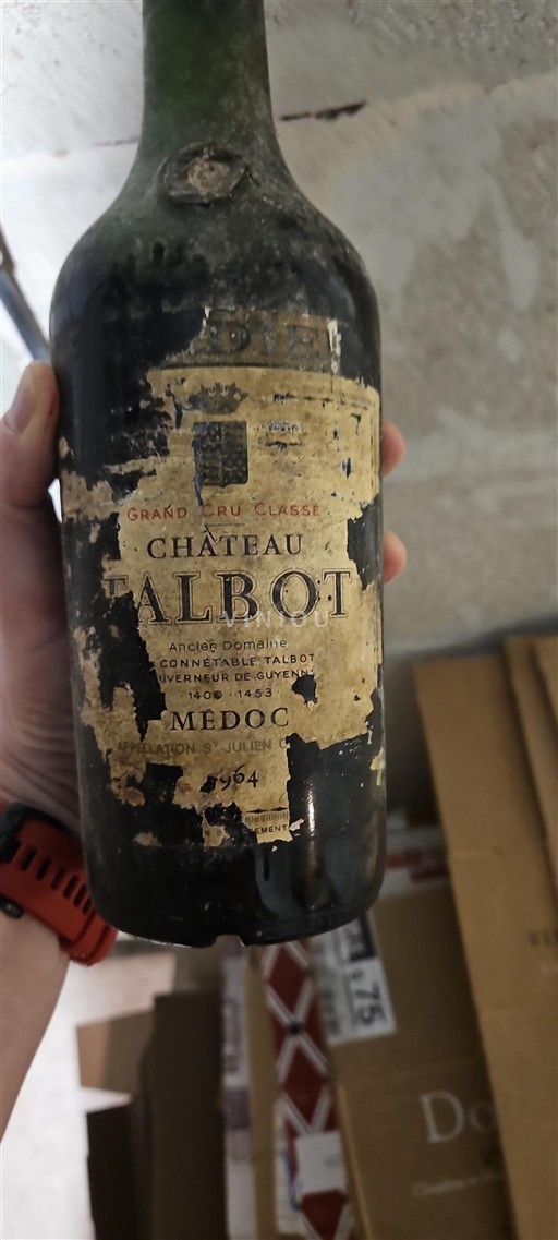 Bordeaux Saint-Julien Grand Cru Château Talbot 1964