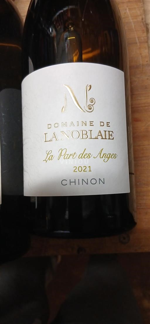 Loiredalen Chinon Domaine La Noblaie La Part des Anges 2021