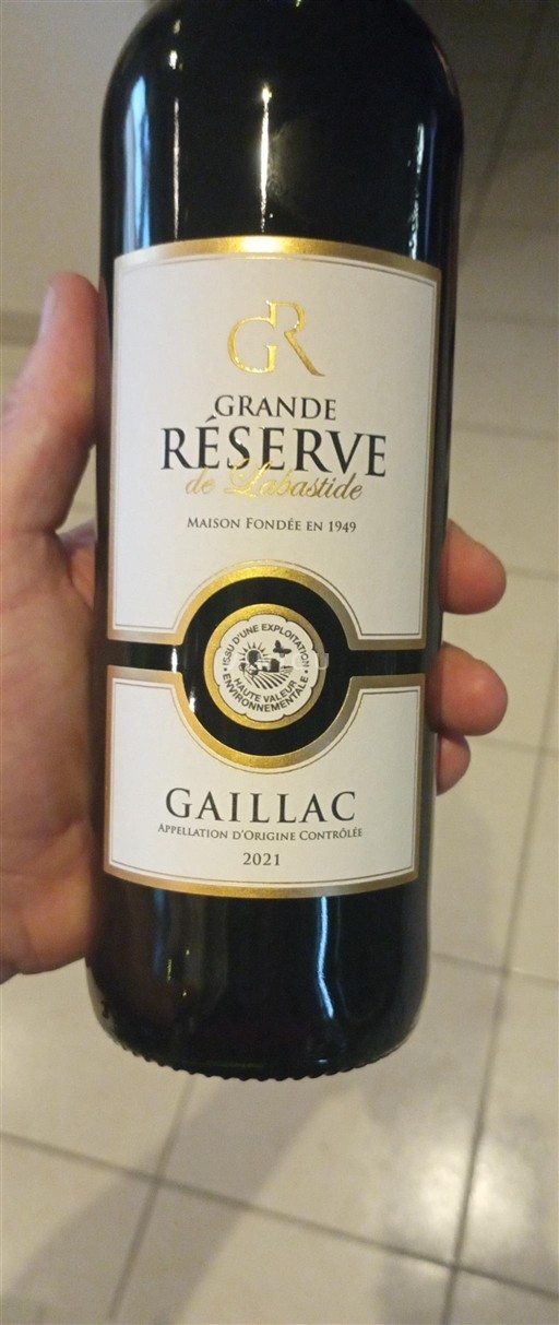 Sud-Ovest Gaillac La Bastide Grande Réserve 2021