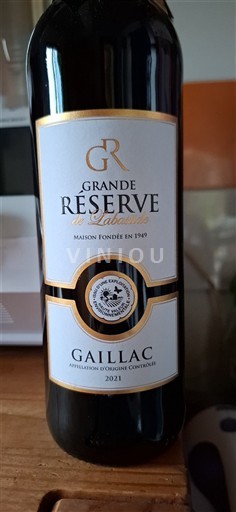 Sudoeste Gaillac La Bastide Grande Réserve 2021