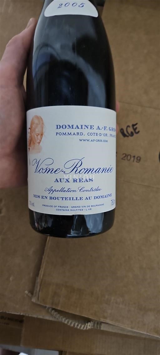 Burgund Vosne-Romanée Domaine A.F. Gros Aux Réas 2005