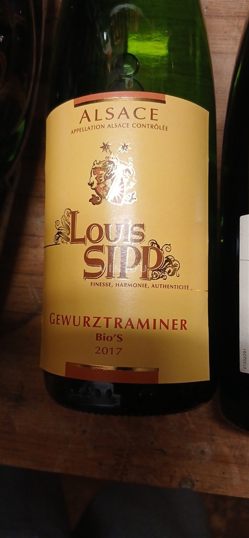 Alsace Grand Cru Louis Sipp Gewurztraminer Bio'S 2017