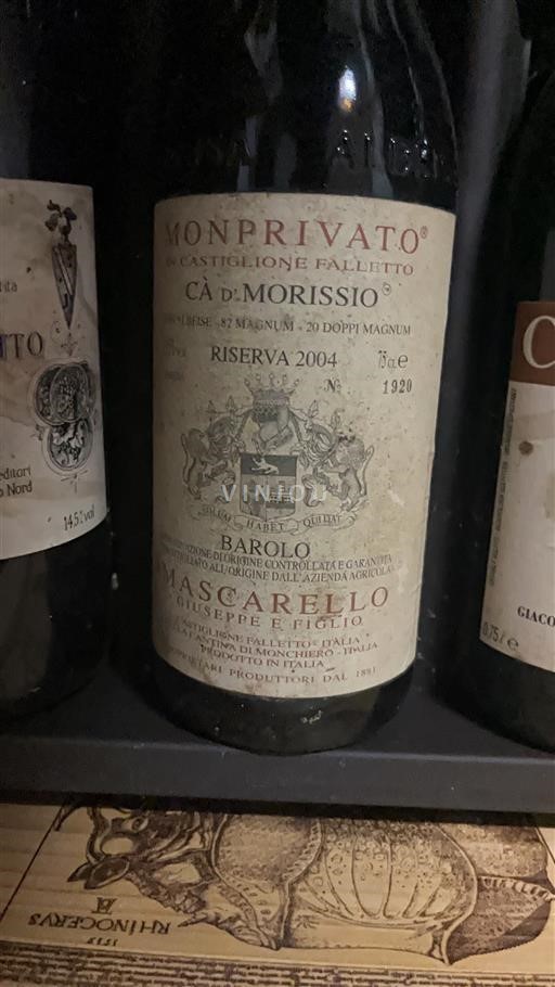Piamonte Barolo Mascarello Giuseppe e Figlio Cà d'Morissio 2004