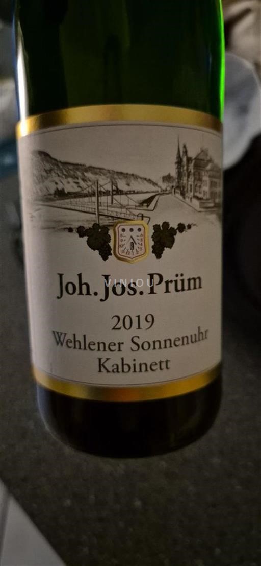 Moselle Joh. Jos. Prüm Wehlener Sonnenuhr Kabinett 2019