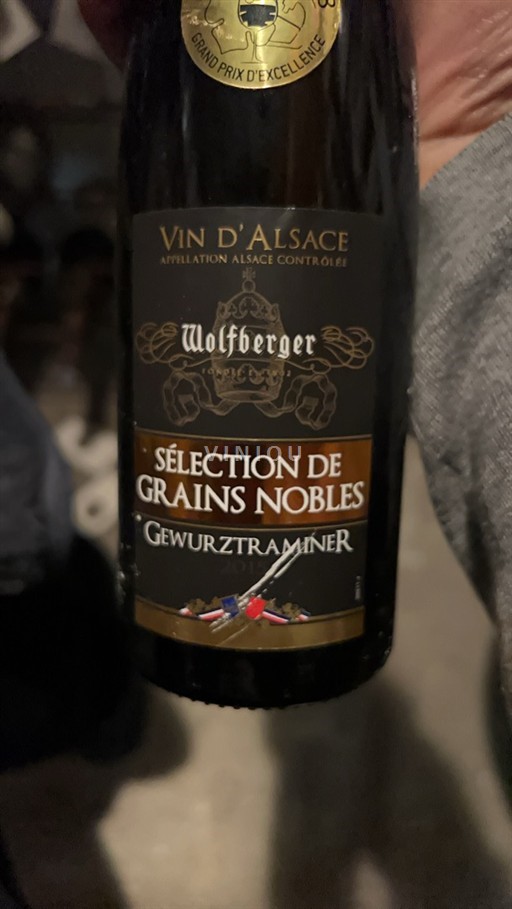 Alsace Gewurztraminer Wolfberger Sélection de Grains Nobles 2015