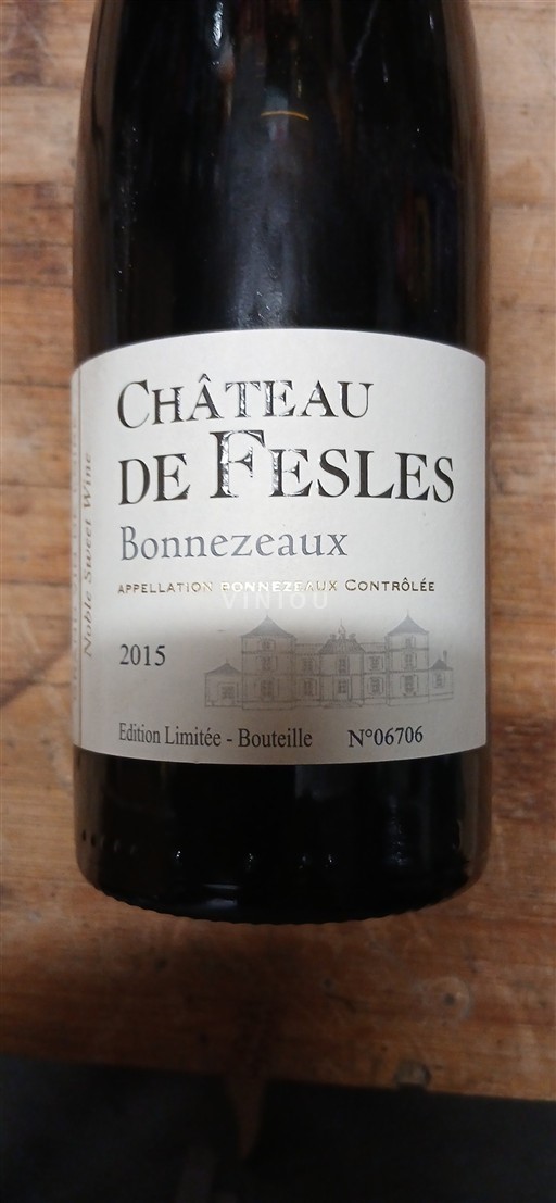 Loiretal Bonnezeaux Château Fesles 2015