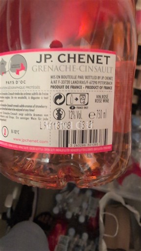 Languedoc-Roussillon Pays d'Oc JP. Chenet Grenache Cinsault 2018