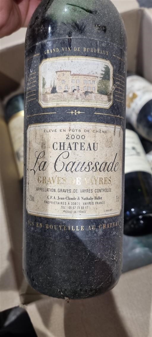 Bordeaux Graves-de-vayres Château La Caussade 2000