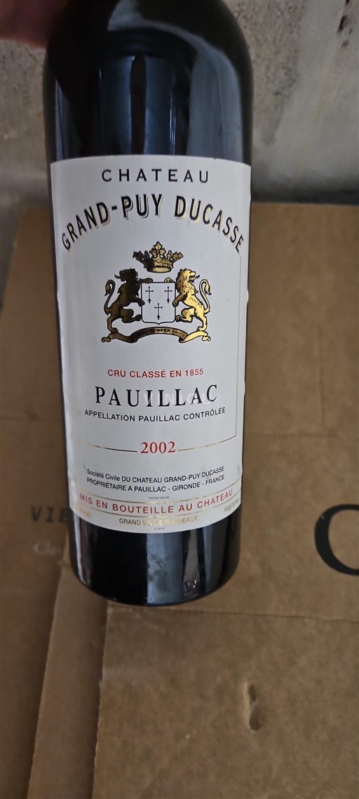 Bordeaux Pauillac Grand Cru Château Grand-Puy Ducasse 2002