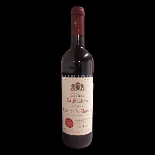 Bordéus Lalande-de-Pomerol Château La Mauleone 2018