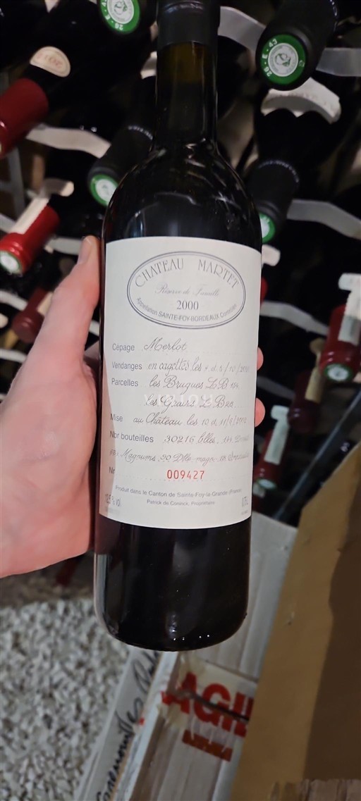 Bordeaux Sainte-Foy-Bordeaux Château Martet Réserve de Famille 2000