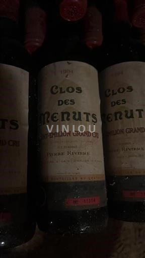 Burdeos Saint-Émilion Gran Cru Clos des Menuts 1994