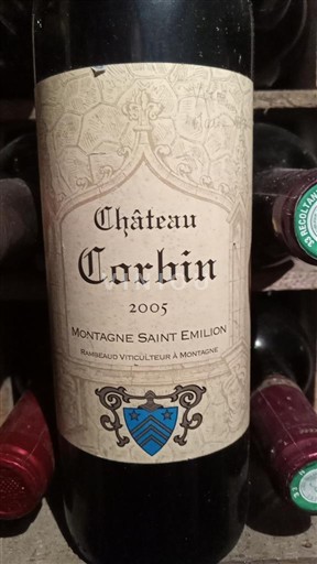 Bordeaux Montagne-saint-émilion Château Corbin 2005