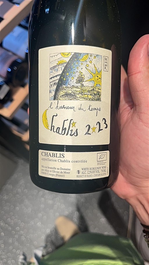 Borgoña Chablis Alice et Olivier De Moor L’Humeur du Temps 2023