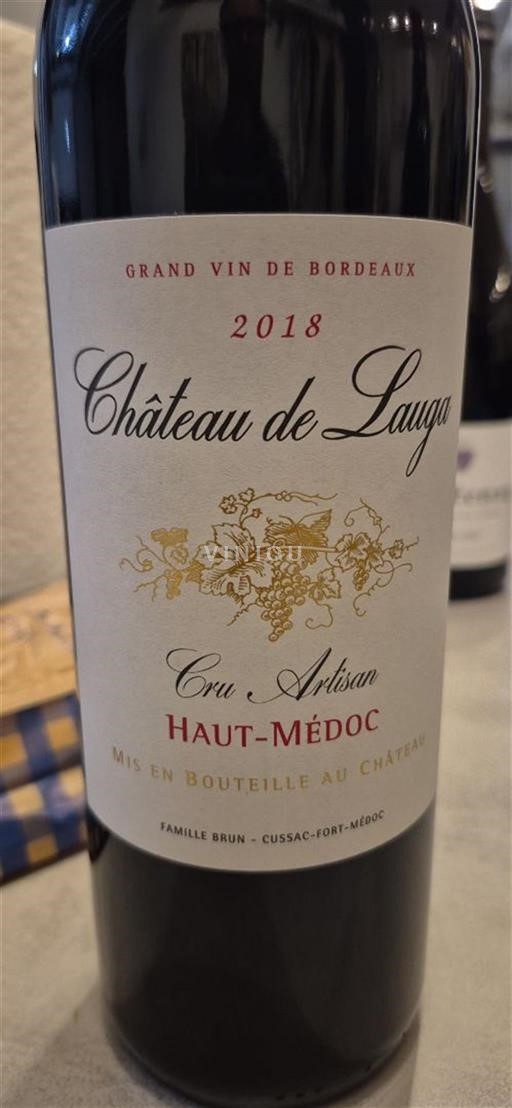 Bordeaux Haut-Médoc Cru Artisan Château Lauga 2018