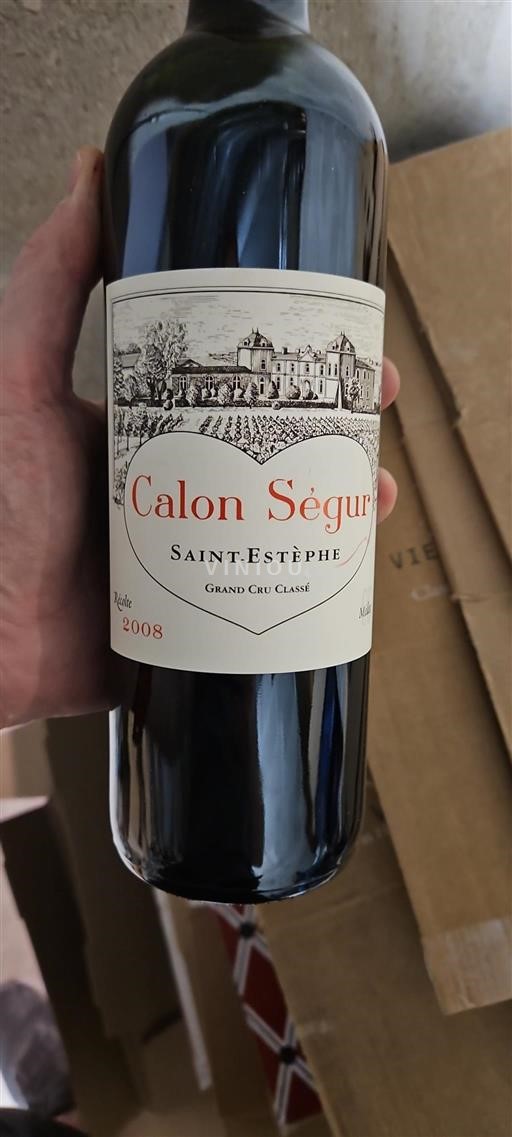 Burdeos Saint-Estèphe Grand Cru Calon Ségur 2008