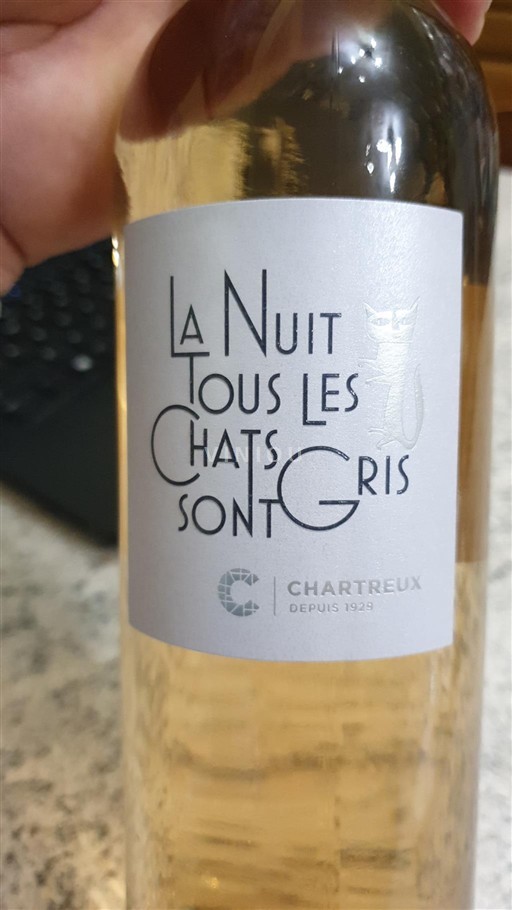 Vin Rosé sec La Nuit Tous Les Chats Sont Gris Chartreux 2024 France Languedoc AOC