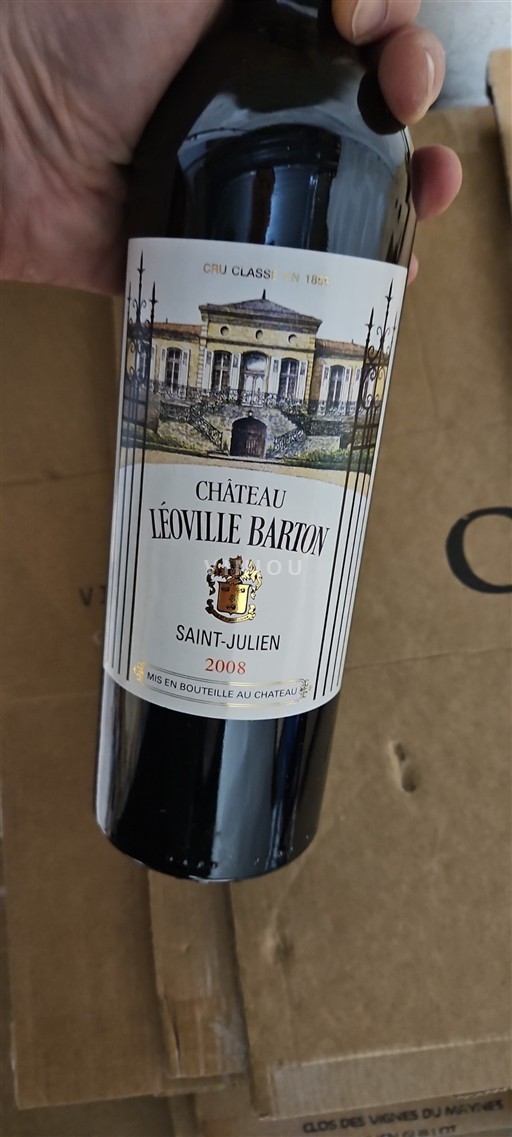 Bordeaux Saint-Julien Grand Cru Château Léoville Barton 2008