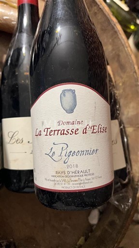 Languedoc Nespecificat Domaine La Terrasse Elise Le Pigeonnier 2018