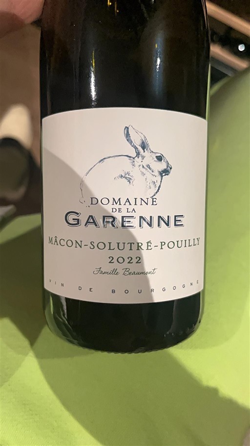 Borgogna Mâcon e Mâcon-Villages Domaine La Garenne 2022