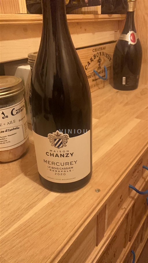 Borgogna Mercurey Maison Chanzy Le Bois Cassien 2020