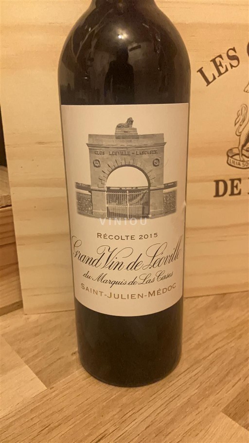 Vin Rouge sec Grand Vin de Léoville du Marquis de Las Cases Château Léoville-Las Cases 2015 France Bordeaux Saint-Julien AOC
