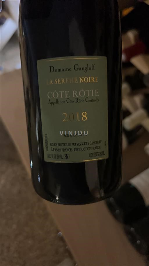 Rhône-dalen Côte-rôtie Domaine Gangloff La Serène Noire 2018