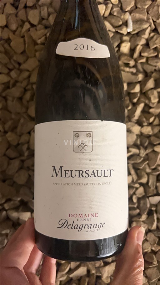 Bourgogne Meursault Domaine Henri Delagrange 2016