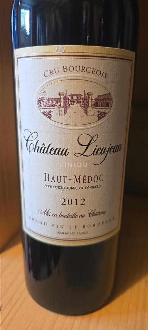 Bordeaux Haut-Médoc Cru Bourgeois Château Lieujean 2012