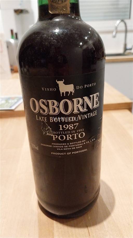 Bồ Đào Nha Porto Osborne Late Bottled Vintage 1987